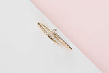 Juste Un Clou Bracelet - Yellow Gold & Diamonds - Size 16 - B&P