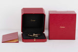 Juste Un Clou Bracelet - Yellow Gold & Diamonds - Size 16 - B&P