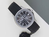 Aquanaut 'Black Grey Dial - Rubber Strap'