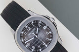 Aquanaut 'Black Grey Dial - Rubber Strap'