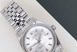 Datejust 36 'Silver Wide Boy Dial - Jubilee'