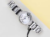 Ballon Bleu 28 'Silver Roman Dial'