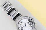 Ballon Bleu 28 'Silver Roman Dial'