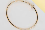 Juste Un Clou Bracelet Small - Yellow Gold & Diamonds - Size 16 - B&P