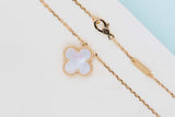 Vintage Alhambra Necklace - Yellow gold - Mother of Pearl - 42CM - B&P