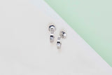 Love Hoop Earings Small - White Gold - B&P