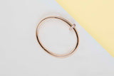 Juste Un Clou Bracelet - Rose Gold & Diamonds - Size 16 - B&P