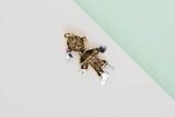 18 ct. White & Yellow Gold Pendant - Rubies and Diamonds