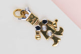 18 ct. White & Yellow Gold Pendant - Diamonds