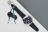 Daytona 'White Gold - Black Diamond Dial - Oysterflex'