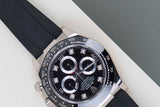 Daytona 'White Gold - Black Diamond Dial - Oysterflex'