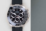 Daytona 'White Gold - Black Diamond Dial - Oysterflex'