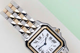 Panthère Medium 'Steel & Yellow Gold - White Roman Dial'