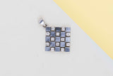 Pendant - 18ct. White Gold & Diamonds - 1.5 x 1.5 CM