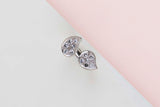 Ring - 18ct. White Gold & Diamonds - Size 47