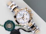 Daytona 'White Dial - Steel / Yellow Gold'