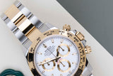 Daytona 'White Dial - Steel / Yellow Gold'