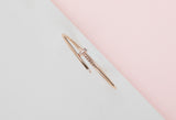 Juste Un Clou Bracelet Small - Rose Gold & Diamonds - Size 17 - B&P