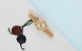 Datejust 26 'Champagne Diamond Dial - President