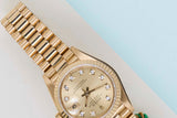 Datejust 26 'Champagne Diamond Dial - President