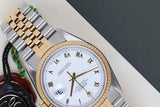 Datejust 36 'White Roman Dial - Jubilee'