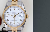 Datejust 36 'White Roman Dial - Jubilee'