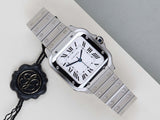 Santos Medium 'White Roman Dial'