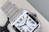 Santos Medium 'White Roman Dial'