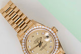 Datejust 26 'Champagne Diamond Dial - President'