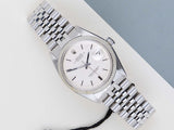 Datejust 36 'Silver Linen No Lume Dial - Jubilee'