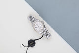 Datejust 36 'Silver Linen No Lume Dial - Jubilee'
