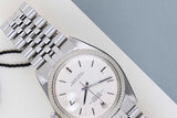 Datejust 36 'Silver Linen No Lume Dial - Jubilee'