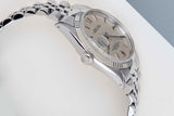Datejust 36 'Silver Linen No Lume Dial - Jubilee'