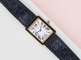 Tank Solo Large 'White Roman Dial - Yellow Gold'