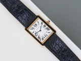 Tank Solo Large 'White Roman Dial - Yellow Gold'