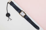 Tank Solo Large 'White Roman Dial - Yellow Gold'