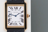 Tank Solo Large 'White Roman Dial - Yellow Gold'