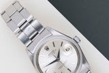 Oyster Perpetual Date 34 'Silver No Lume Dial'