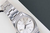 Oyster Perpetual Date 34 'Silver No Lume Dial'