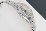 Oyster Perpetual Date 34 'Silver No Lume Dial'
