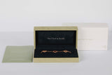 Vintage Alhambra Bracelet - 5 Motifs  - Rose Gold - Carnelian - 19.5CM - B&P