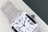 Santos Large 'White Roman Dial'