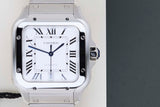 Santos Large 'White Roman Dial'