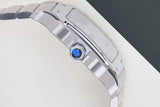 Santos Large 'White Roman Dial'