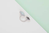 Magic Alhambra Open Ring - White Gold and Mother of Pearl - 56 - B&P