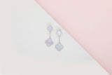 Magic Alhambra Earrings - White Gold & Mother of Pearl - B&P