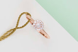 Margherita Ring - Pink Gold & Diamonds - Size 53 - B&P