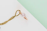 Margherita Ring - Pink Gold & Diamonds - Size 53 - B&P
