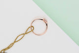 Margherita Ring - Pink Gold & Diamonds - Size 53 - B&P