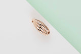 Trinity Ring Small - Rose Gold - Diamond - Size 56 - B